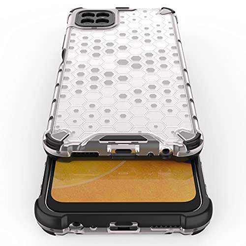 Image of Glasgow Back Case Cover Designed for Samsung Galaxy F42 5G - Transparent