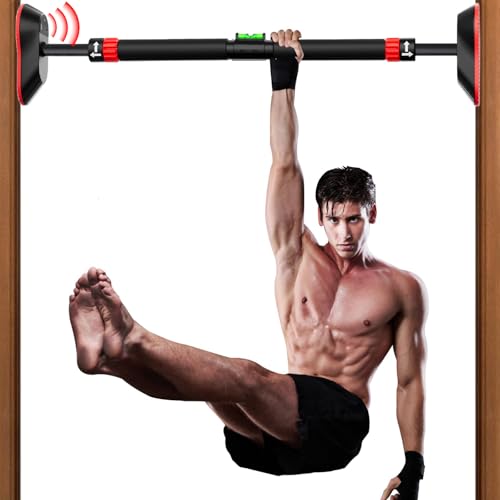 FumyFumy Sbarra per Trazioni Pull Up Bar, Barra per Trazioni da porta 73-100cm Sbarra Trazioni, Trazioni Alla Sbarra con Dispositivo di Allarme di Sicurezza Carico 220kg FumyFumy Sbarra per Trazioni Pull Up Bar, Barra per Trazioni da porta 73-100cm Sbarra Trazioni, Trazioni Alla Sbarra con Dispositivo di Allarme di Sicurezza Carico 220kg