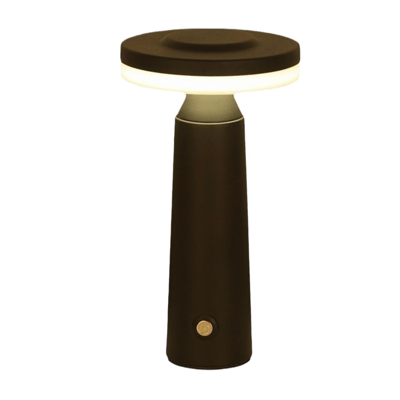 Lampa Biurkowa do Domowego Bezprzewodowa Lampa Stołowa Z Dotykowym Sterowaniem, Ładowalna Do Sypialni Lampa Stołowa do Czytania(Black)