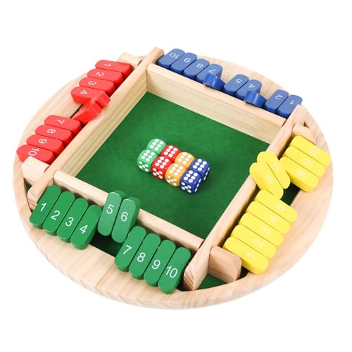 Shut The Box Juego de Dados Clásico para 4 Jugadores miniatura 1