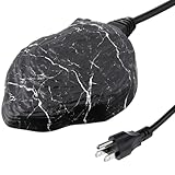 Saillong Bird Bath Deicer Heated Rock, 80W Submersible Utility Decorative De Icer, Thermostatic Controlled Winter Water Heater with Aluminum Base for Outdoor Bird, Chicken, Duck (1 Pack,Black)