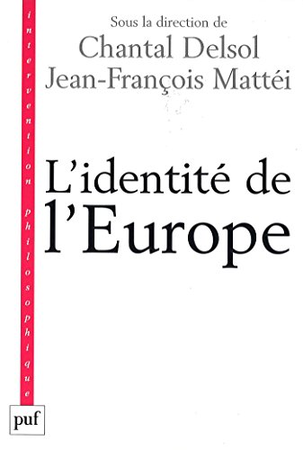 Télécharger L'identité de l'Europe (Intervention philosophique) Gratuit