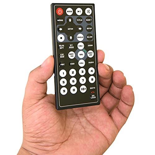 Mando a distancia para Jensen XDVD236BT y Dual Axxera receptores de radio 3