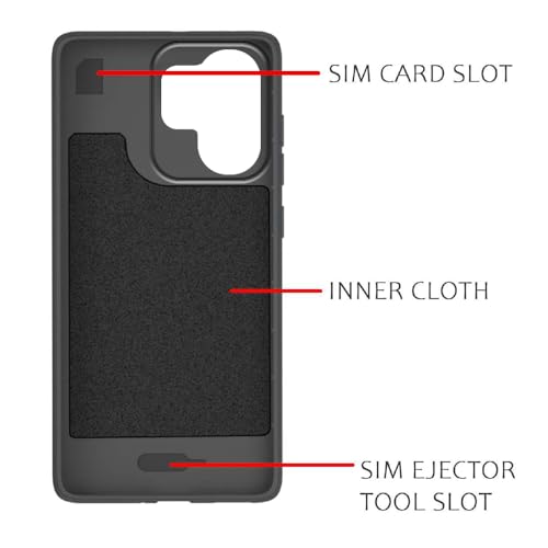 Image of Shockproof Case for Vivo V60e 5G | Full Camera Protection | TPU Flexible Back Cover for Vivo V60e 5G (Graphite Grey)