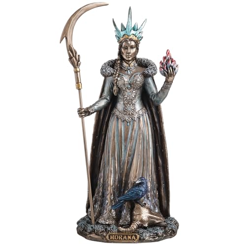 Estatua Mora Diosa Eslava de Invierno 9.16 in Bronce y Resina miniatura 1