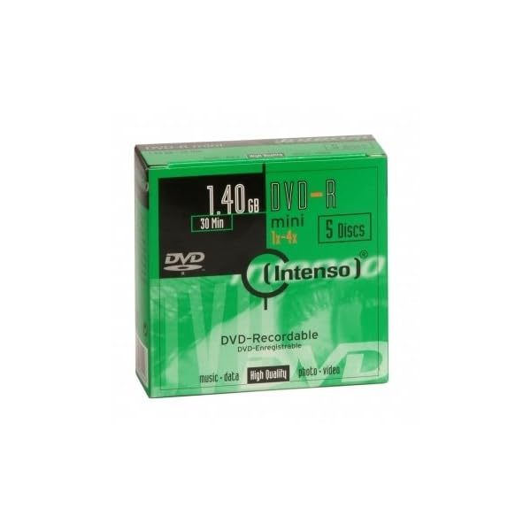 Intenso DVD-R Rohlinge Mini 1x-4x 5er Pack in Slim Case