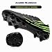 Imagen de DimaiGlobal Botas de Fútbol Hombre Zapatos de Fútbol con Tacos Altos para Césped Natural e Indoor Antideslizantes para Entrenamiento y Fútbol Sala Zapatillas de Fútbol 40EU Negro
