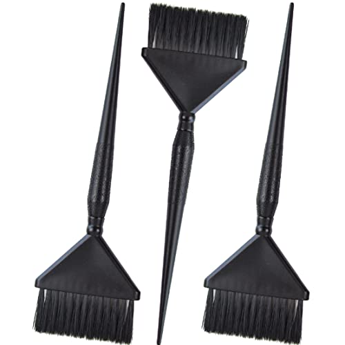 3 Extra Wide Hair Dye Brushes - Coloring Brushes - Hair Color Tint Brush