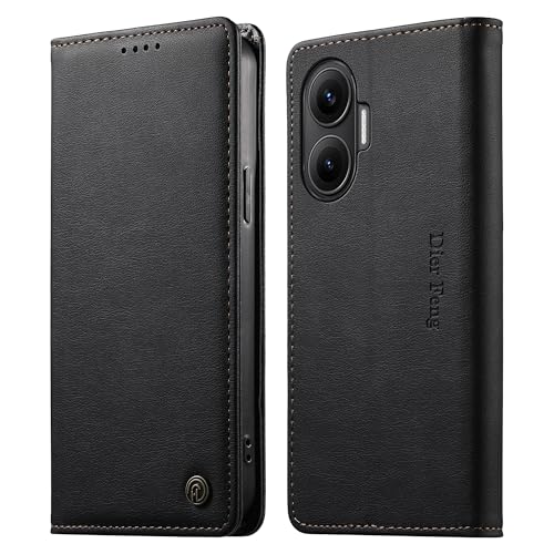 �X�}�z�P�[�X �Ή��@�� for Redmi Turbo 4 Pro,�Ή��@�� for Xiaomi Poco F7 5G �yRFID�u���b�N�@�\�z�J�[�h�X���b�g�t�����z �}�O�l�b�g�J�� �X�^���h�@�\�t�� Black