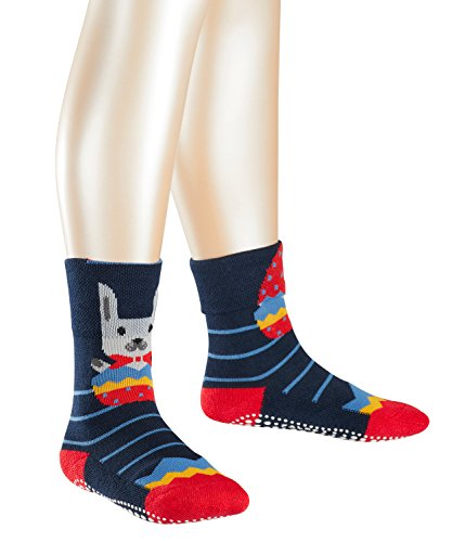 FALKE Unisex Kids Surprise Slipper Socks, Blue (Marine 6120), 13-2.5