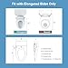 Homfan Bidet Toilet Seat, Electric Smart with Multiple Spray Modes, Smart Unlimited Warm Water, Auto Open & Slow Close Lid, Auto LED Nightlight, Power Outage Available, Clean Water