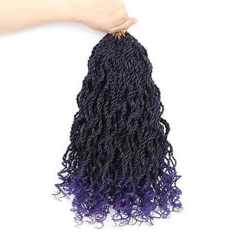 Senegalese Twist Crochet Hair - 18 Inch, 10 Packs,...
