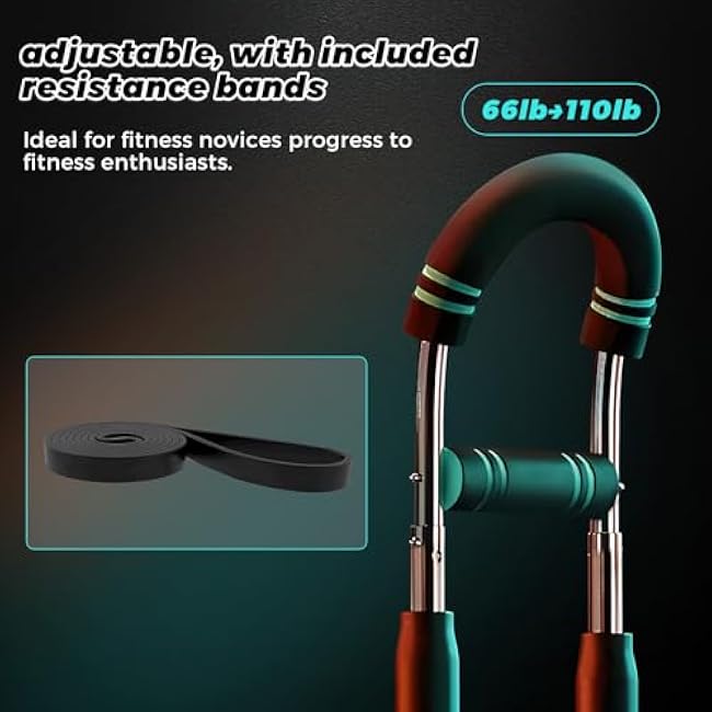 Elite Twister Arm Trainer, 40-100lb Adjustable Chest Workout Equipment, Arm Muscle Trainer for Men & Women, Portable Detachable Power Twister Bar, Home Gym Upper Body Fitness Machine