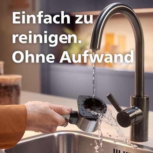 PHILIPS Baristina Espressomaschine mit Milchaufschäumer, Weiß, 16 Bar – Bild 4