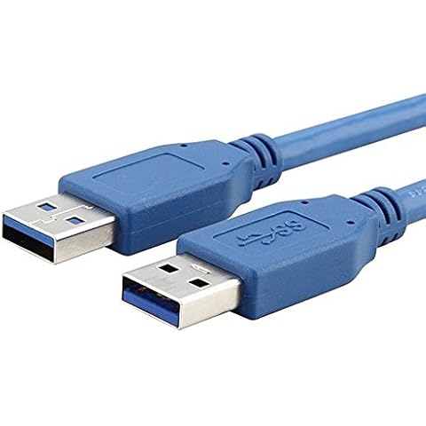 Omnihil 5 Feet Long 2-Pack 3.0 High Speed USB A to USB A USB Cable Compatible with OptiShot 2 Golf Simulator Cover