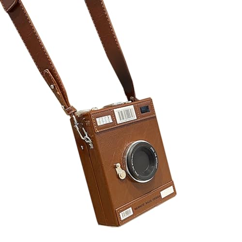 Women Bag Camera Shape Crossbody Bag PU Leather Shoulder Bag Shopping Bag Retro Messengers Bag for Everyday2
