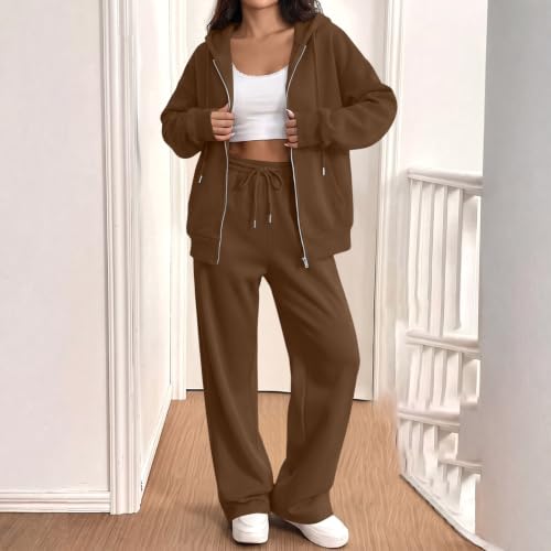 SdGgsgv Track Suits for Women Set Zip Up Jackets Joggers Pants Sweatsuit - image 2