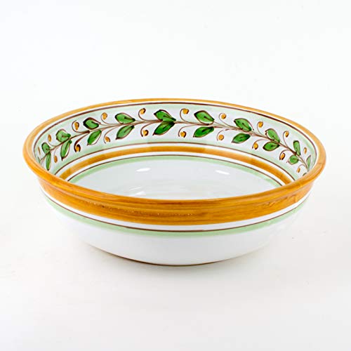 CEAR ceramiche - Ciotola per insalata in ceramica siciliana di Caltagirone decorata a mano