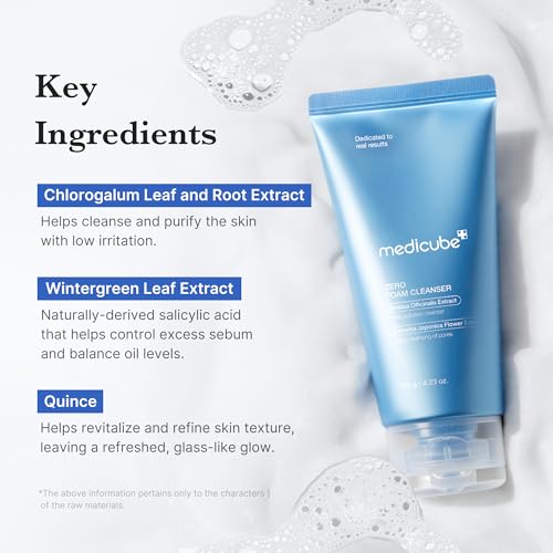 medicube Zero Foam Cleanser for Sensitive Skin - Sebum Control, Moisture Balance, and Pore Minimization | Korean Skincare - Image 5