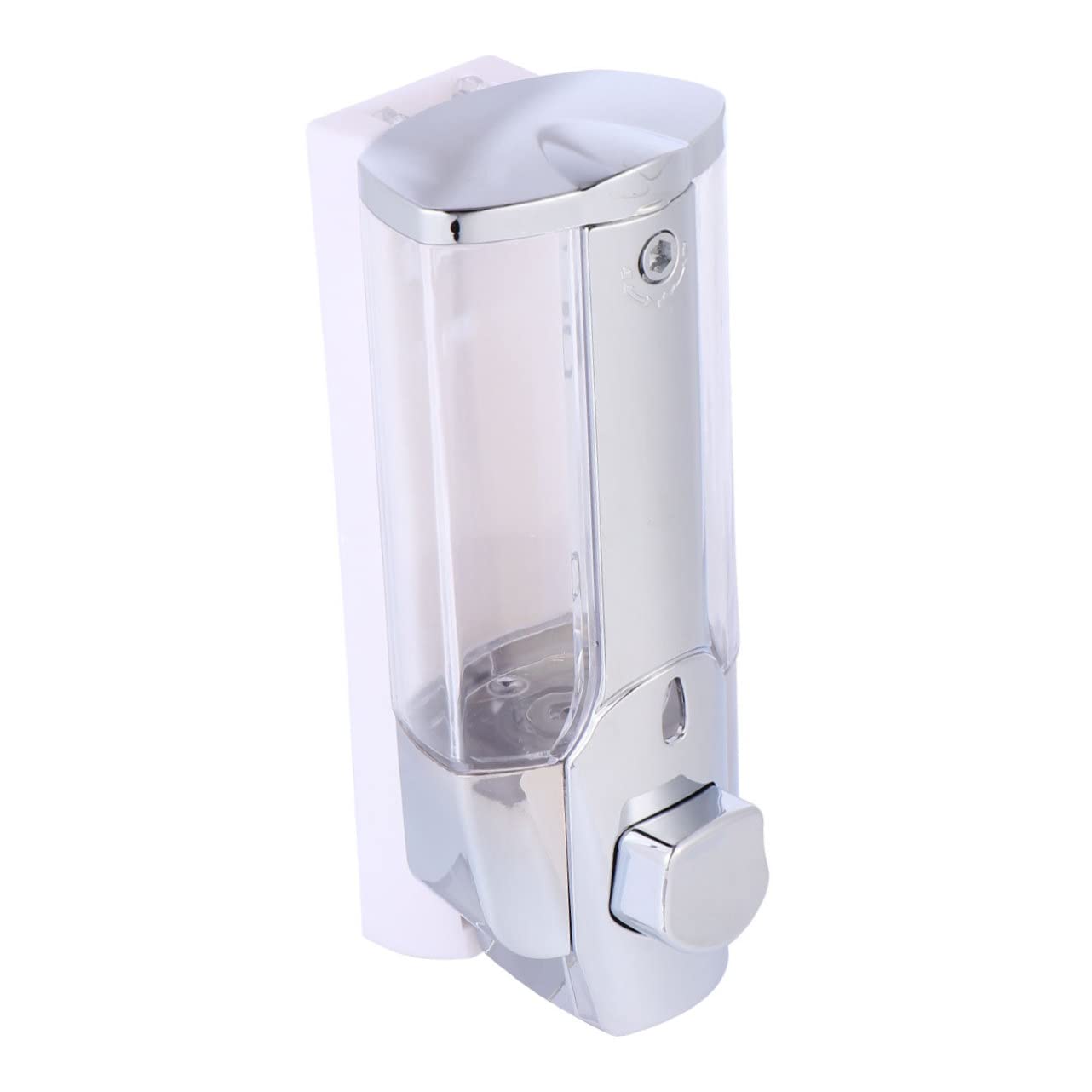 RORPOIR 1pc Wall-Mounted Soap Dispenser for Liquid Soap Shampoo Lotion Refillable Shower Dispenser for Home Hotel Convenient and Practical Design for Easy Installation