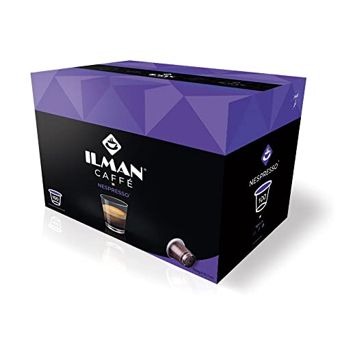 ILMAN Coffee | 100 cápsulas | Compatibilidad: NESPRESSO® | Mezcla: MEZCLA CLÁSICA