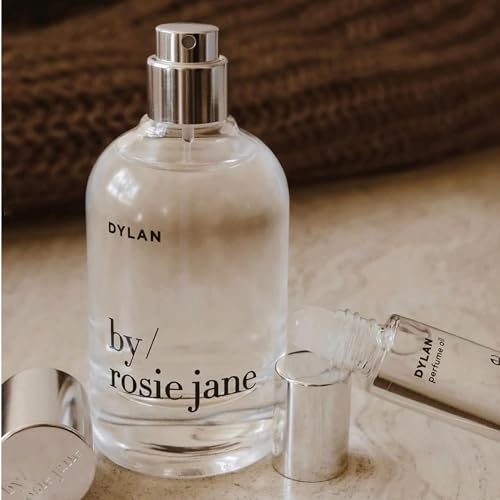 Image of By Rosie Jane Eau De Parfum Spray (Dylan) - Clean Perfume for Women - Non-Toxic Body Mist with Notes of Bergamot Blossom, Guaiac Wood & Amber Silk - Paraben, Sulfate & Phthalate Free (50ml)