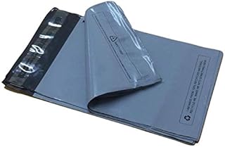 100 Grey Mailing Poly Bags 15"x18" Large Mailers Shipping Bags Postage Mail Bags Postal Bags Delivery Bag Packaging Bags Packing Bags