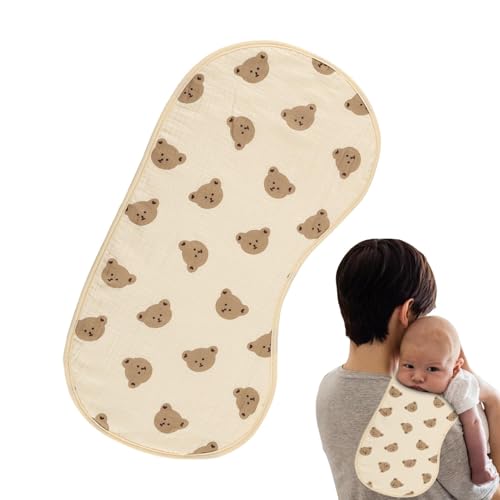Baberos de algodón para bebé, lindas toallas de saliva, paños lavables y ajustables, baberos de bebé para comer, baberos suaves para escupir, baberos para niños y niñas y baby shower, Atributo único,