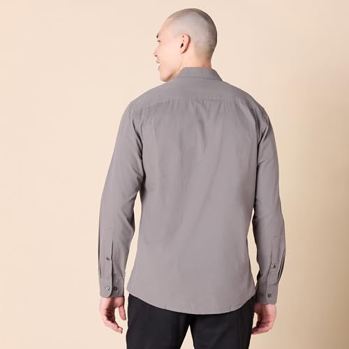 Image of Amazon Essentials Men's Regular-Fit Long-Sleeve Casual Poplin Shirt, Button Front, Business Casual, Collared