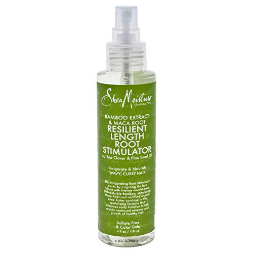Shea Moisture Bamboo Extract & Maca Root Resilient Growth Stimulator Treatment for Unisex, 4 Ounce