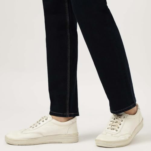 Image of Marks & Spencer High Rise Straight Fit Ankle Length Jeans