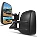Spec-D Tuning RMX-C1088-P-FS Chevy Ck 1500 Ck 2500 3500 Black Power Towing Side Mirrors Tahoe