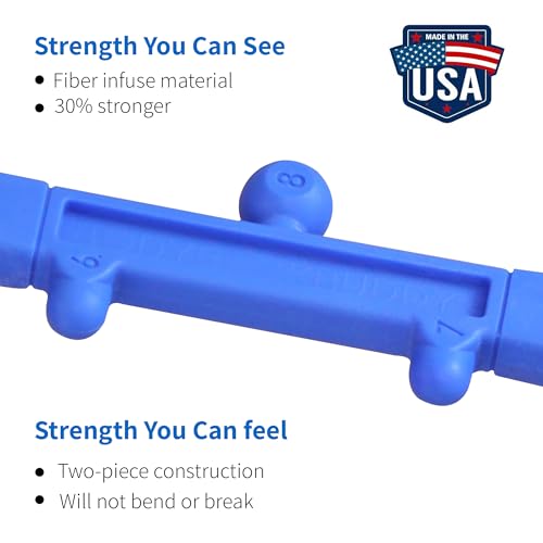 Image of Body Back Buddy Elite Trigger Point Massager, Neck and Back Massager, Hand Massager, Manual Self Massager, Massage Stick, Muscle Knot Remover with Instructions, 2 Pack (Blue)