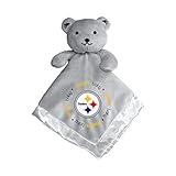 Baby Fanatic NFL Steelers Baby Blanket - Security Bear, One Size, Gray