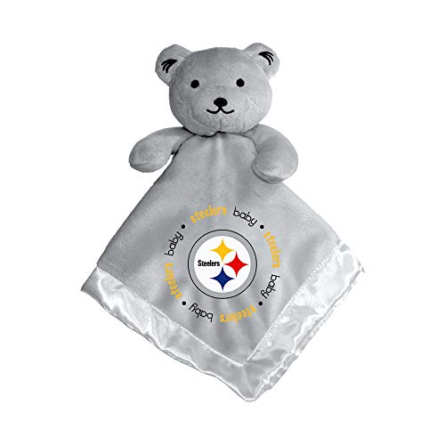 Baby Fanatic NFL Pittsburgh Steelers Security Bear Blanket, One Size, Gray