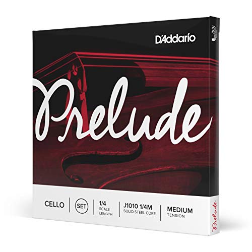 D'Addario Prelude Cello String Set 1/4 Scale, Medium Tension