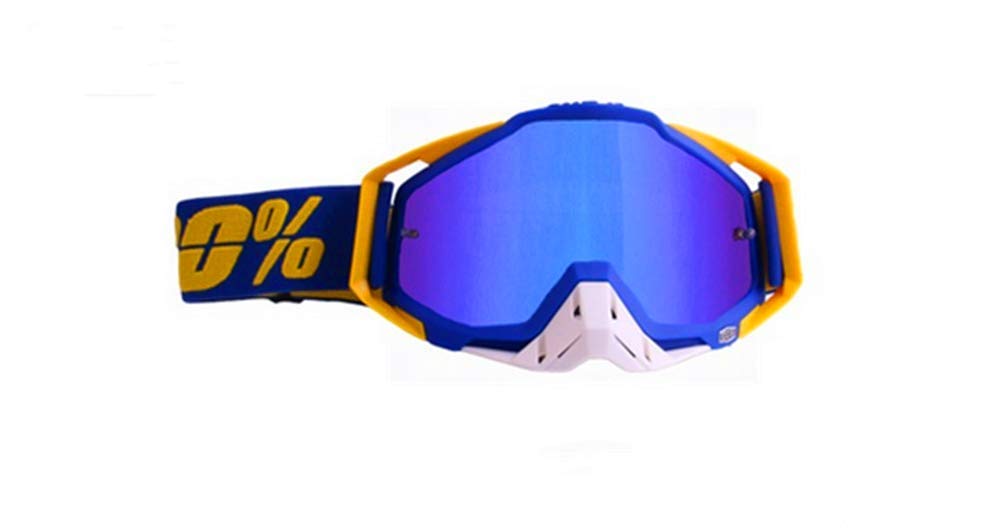 Carolilly Motocross Goggles Motorcycle Ski Goggles Over Glasses Snowboard Goggles for Men Women Glasses with Anti Fog Wind ResistanceDust-proof Insulation