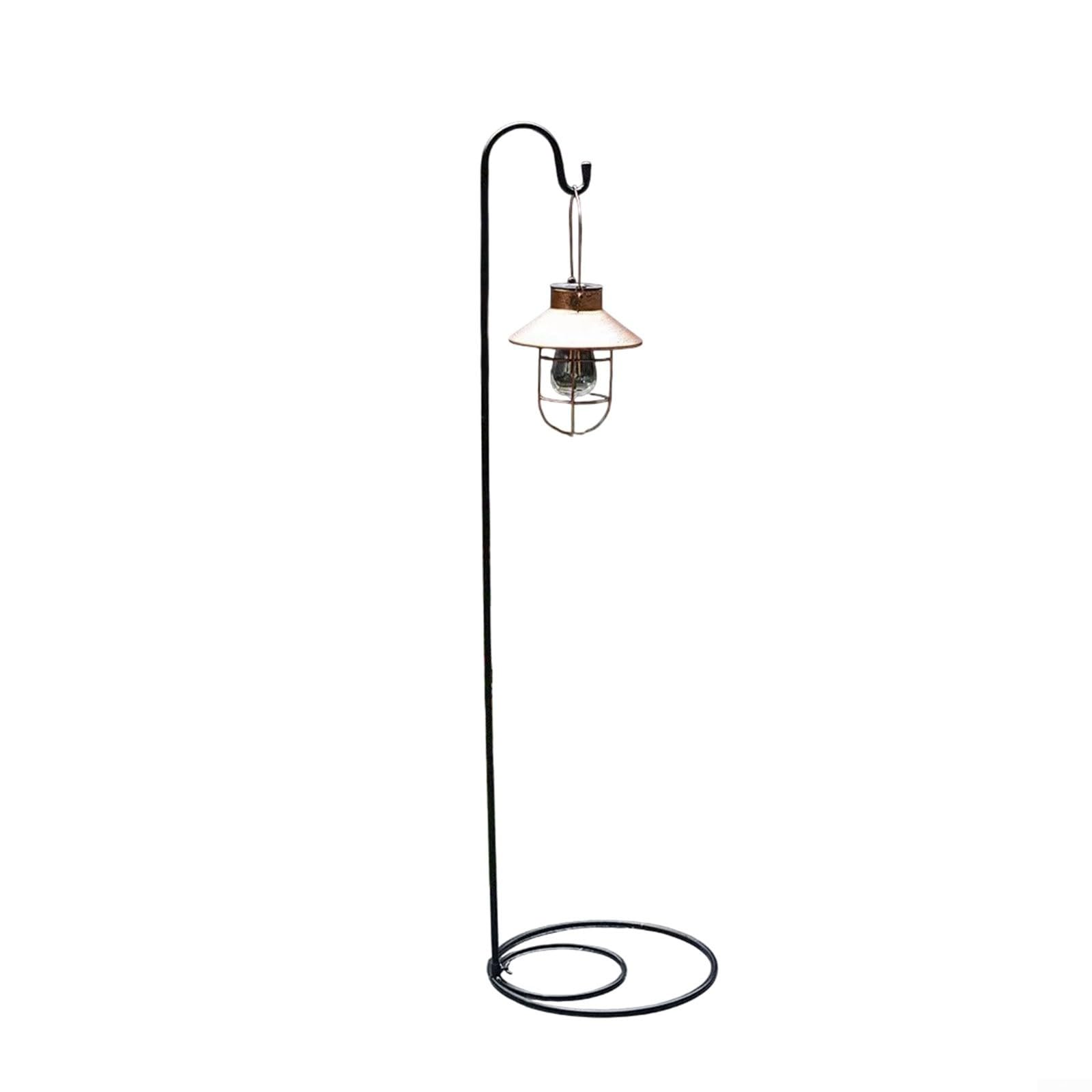 Espositore da giardino Iron Shepherd's Hook 1,2 m resistente alla ruggine nero