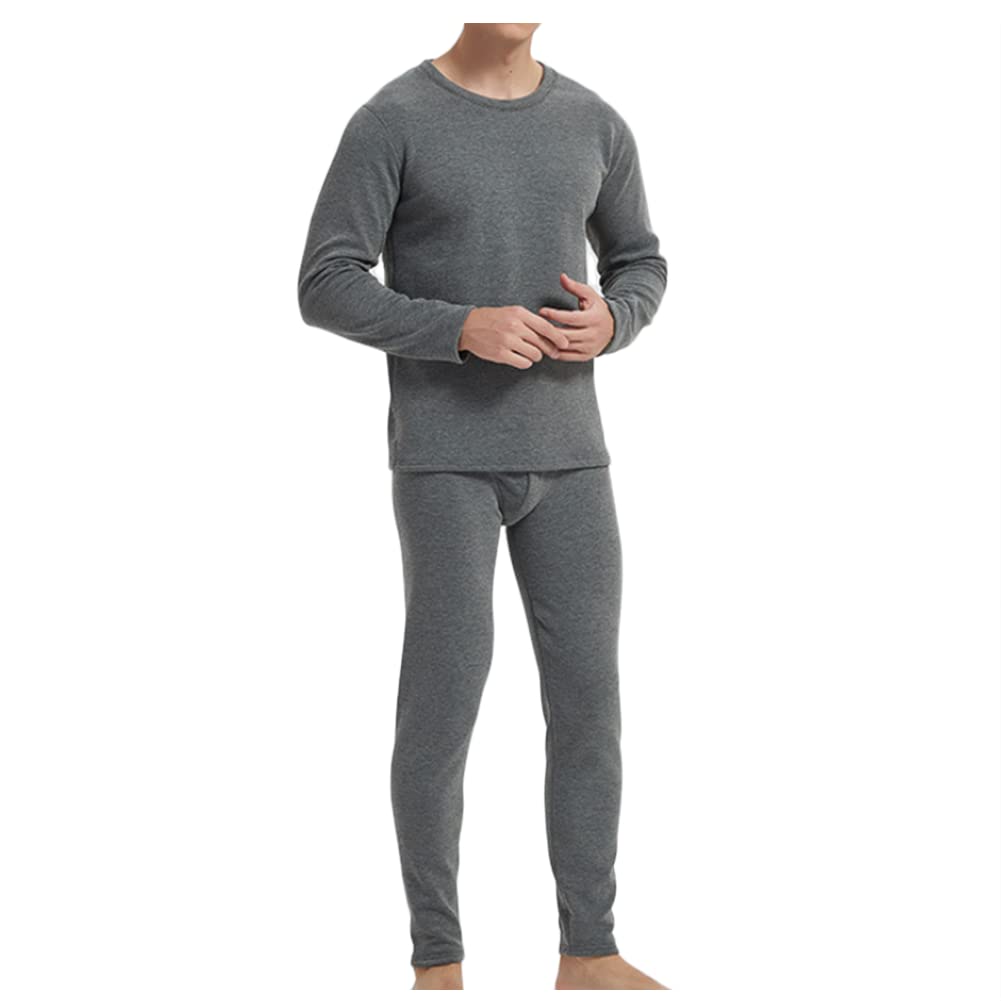 Men's Thermal Underwear with Inner Fleece Warm Ski L-3XL