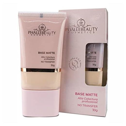 Base Matte Alta Cobertura Cor 2 Phallebeauty 30g