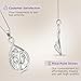 Jewelili Parent and Two Children Family Necklace Pendant in Sterling Silver 18