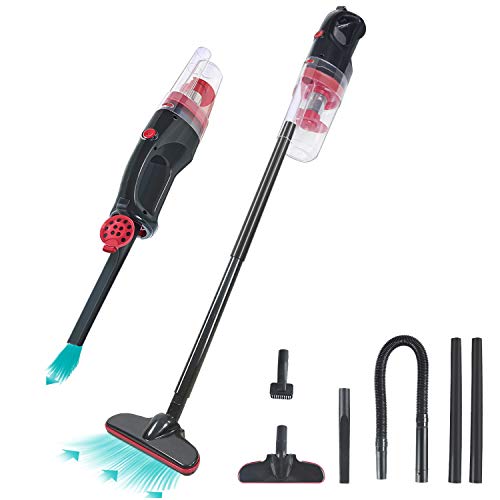 Amityke Handheld Vacuum Cleaner Cordless, Pet Hair Vacuum with Blow Function and Powerful Suction 2000mAh Li-ion Battery Portable Lightweight 6 Accessories for Home Car Carpet