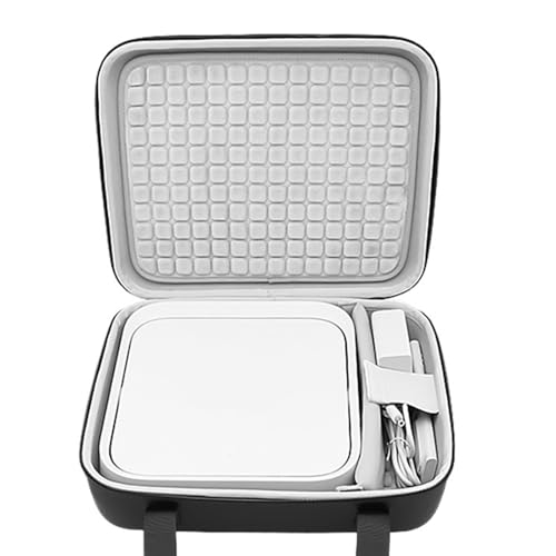 Estuche para proyector con forro de felpa y divisores ajustables para almacenamiento del accesorio Z7X miniatura 2