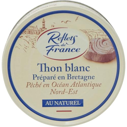 Thon blanc au naturel pour salades composées et pique-niques lot de 3 boîtes Reflets de France