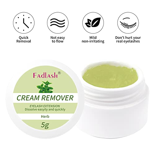 5. Bild von Wimpernremover Cream Wimpernkleber Entferner Cream Lash Extension Remover Wimpern Verlängerung Entferner Creme 5g Wimpernverlängerungs Kleber Entferner Duft: Herb 1 stück (1er Pack)