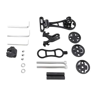 Supporto per Computer da Bicicletta con Supporto Anteriore Esteso Supporto per Computer da Bicicletta Anteriore con Adattatore per Action Cam Sportiva per Ciclisti Appassionati