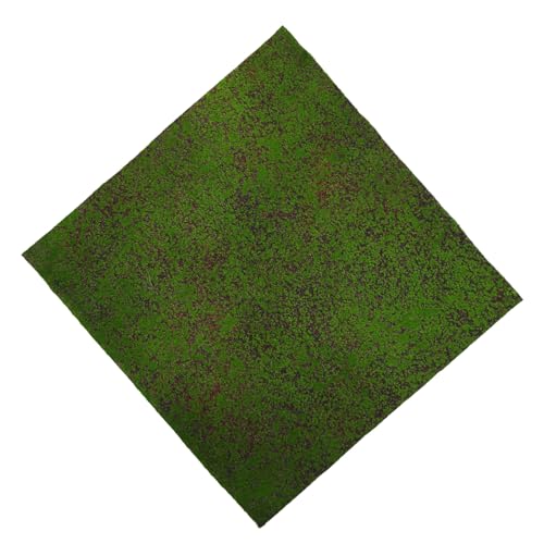 MERRYHAPY Alfombra Césped Artificial Realista Musgo Decorativo para Balcón Hogar Exterior Revestimiento Ecológico Verde
