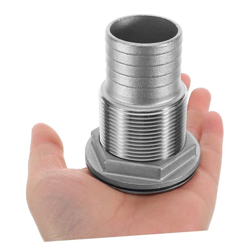 Tubería de desagüe del casco UKCOCO con conector de acero inoxidable 4