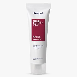 RE' EQUIL 0.5% Retinol Night Cream | Makes Skin Youthful & Smooth | Prevents Fine Lines & Wrinkles | Unisex | All Skin Typ... Price In India
