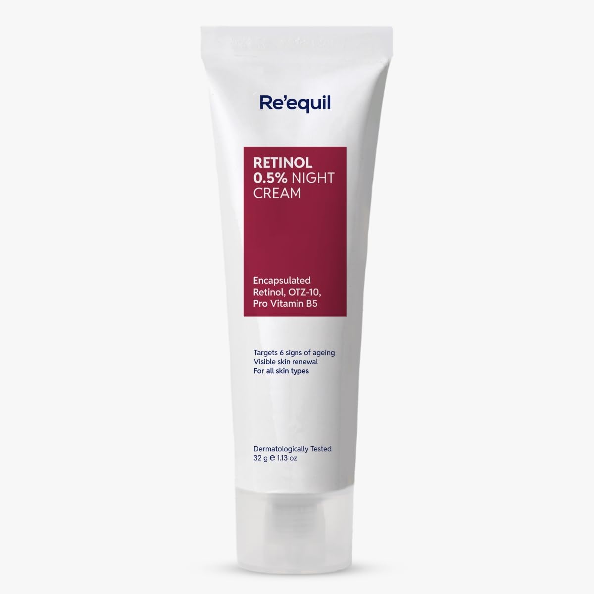 RE' EQUIL 0.5% Retinol Night Cream | Makes Skin Youthful & Smooth | Prevents Fine Lines & Wrinkles | Unisex | All Skin Types | 32G-image-34